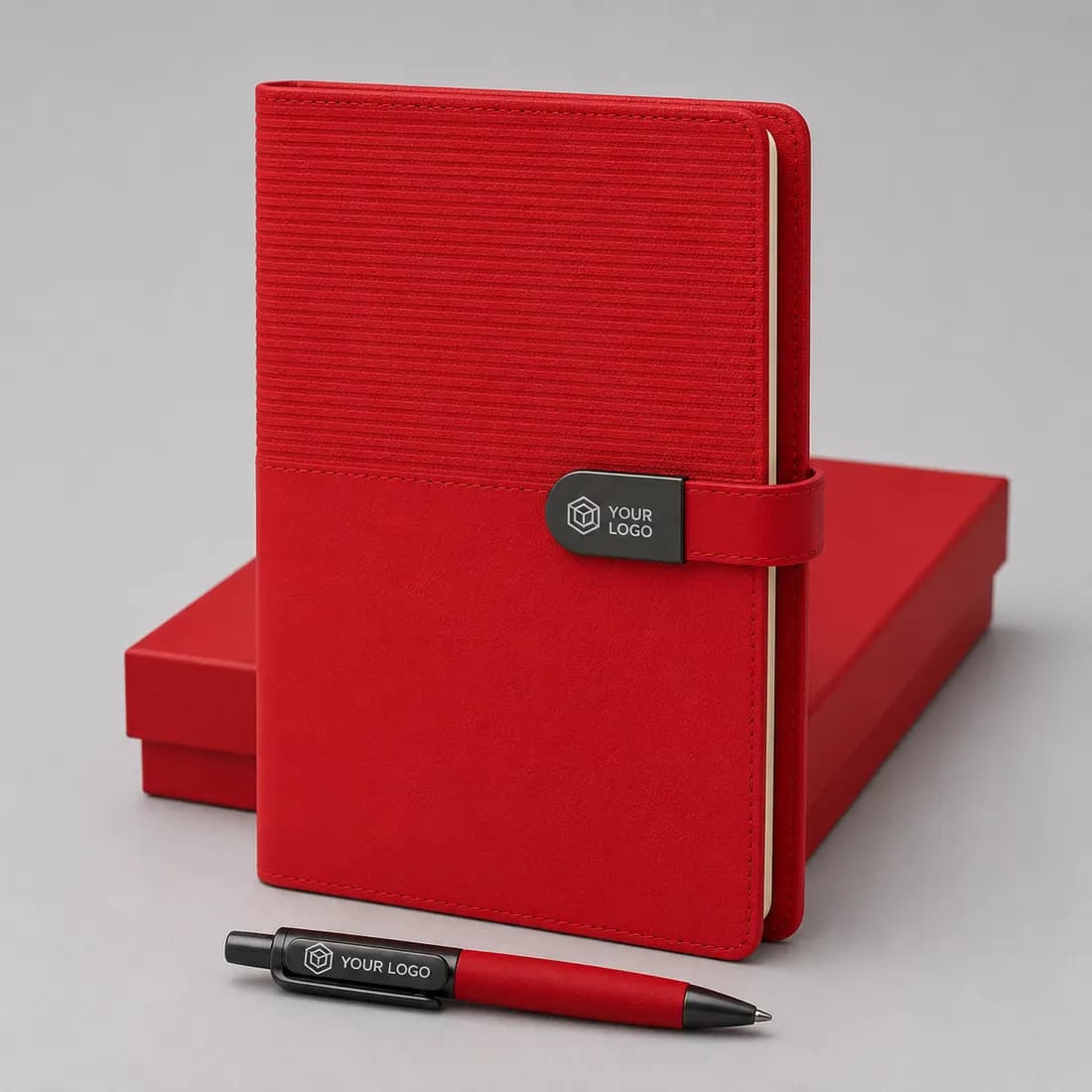 Bloc-notes personnalisable personnalisé avec logo - Coffrets cadeaux d'entreprise personnalisés personnalisé Maroc