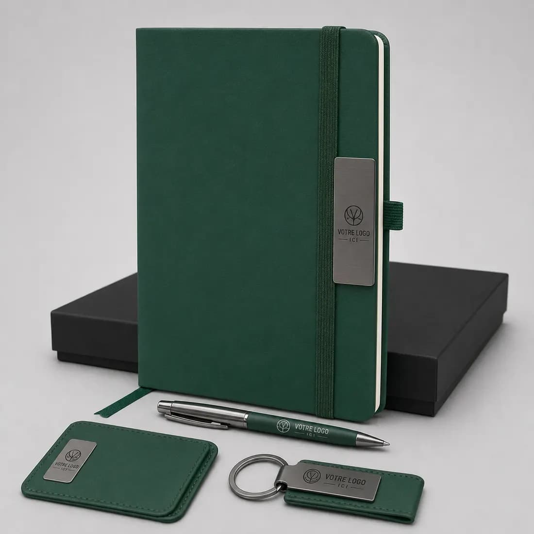 Coffret cadeau VIP haut de gamme personnalisé avec logo - Coffrets cadeaux d'entreprise personnalisés personnalisé Maroc